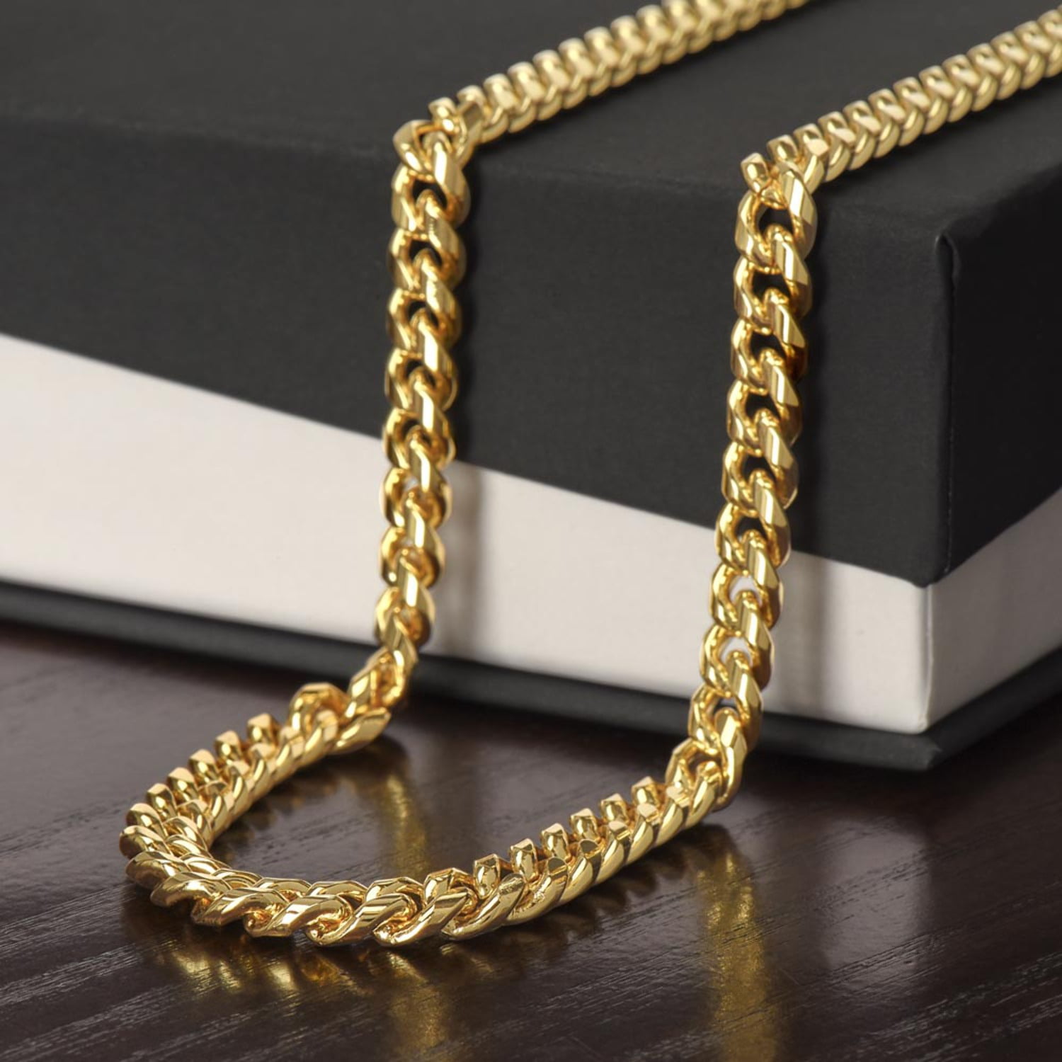63887175 14k yellow gold over stainless steelAdjustable length: 18\