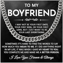 Cuban Link Chain for Men, Valentine's Day Gift for Boyfriend from Girlfriend, Boyfriend's Birthday Gift, Necklace for Boyfriend