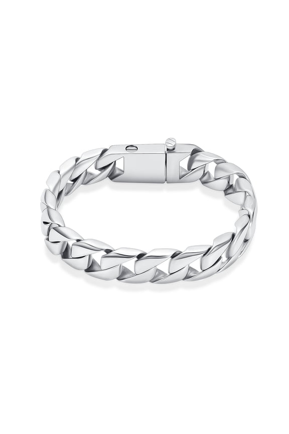 Cuban Link Urn Bracelet for Ashes for Men Women Stainless Steel Cremation Jewelry Memorial Keepsake for Ash Holder