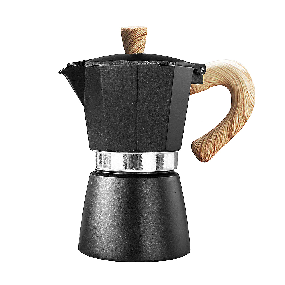 Cuban Moka Pot Coffee Maker 150/300ml Aluminum Coffee Maker Moka Pot Espresso Maker Induction Hob Stovetop Moka Pot Coffee Maker for Home Use