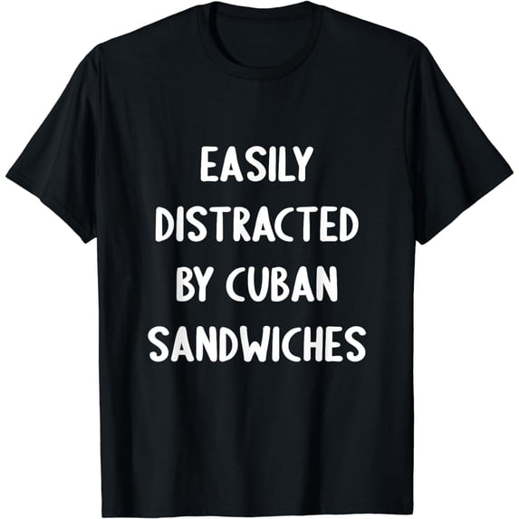 Cuban Sandwich Design for Men Women Kids Funny Sandwich T-Shirt