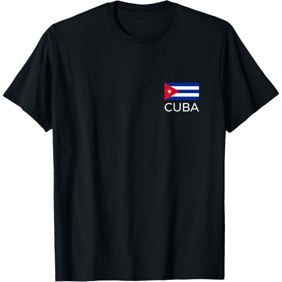 Cuban flag T-shirt Cuba baseball soccer Fan T-Shirt mens t shirt,black,women,funny,misfits,men,journey