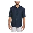 thumbnail image 1 of Cubavera Mens Woven Linen Button-Down Shirt, 1 of 2