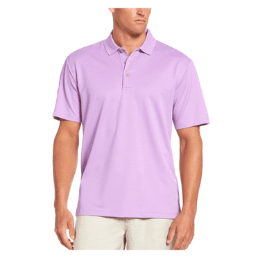 Cubavera Solid Textured Polo,Heirloom Lilac,2X