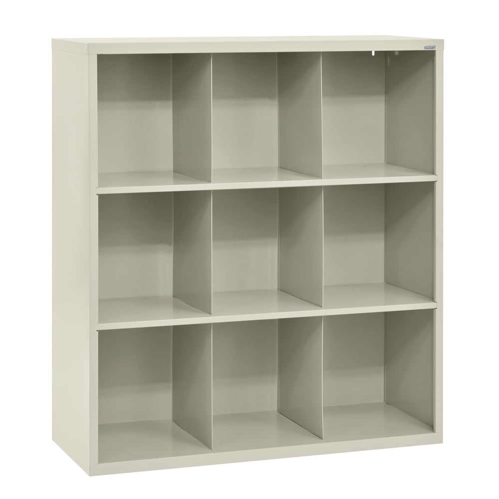 Cubby 46 in. x 52 in. Putty 9-Cube Organizer