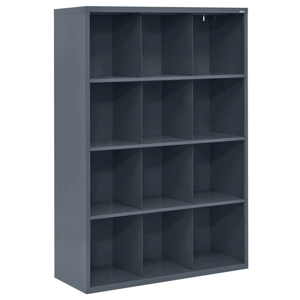 Cubby 66 in. Height All Steel Storage Organizer in Charcoal