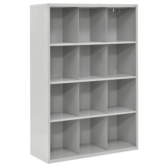 Cubby 66 in. Height All Steel Storage Organizer in Dove Gray