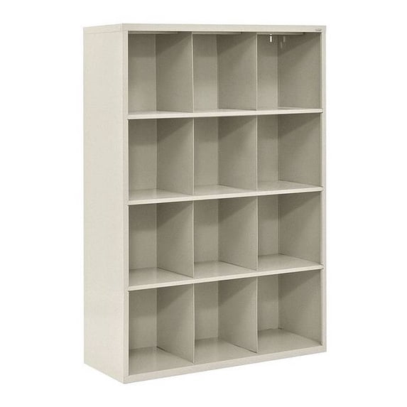 Cubby 66 in. Height All Steel Storage Organizer in Putty
