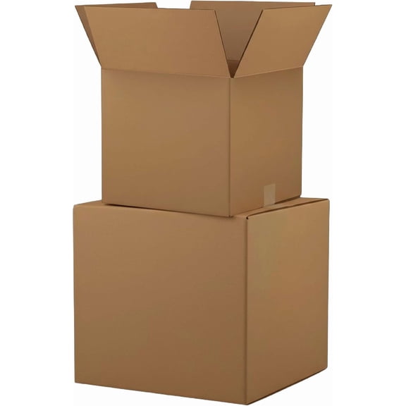 Cube 3 x 3 x 3-inch Corrugated Cardboard Boxes, Small | Pack of 25 for Shipping, Moving, and Storage, Curbside Recyclable, Strong Wholesale Bulk Boxes