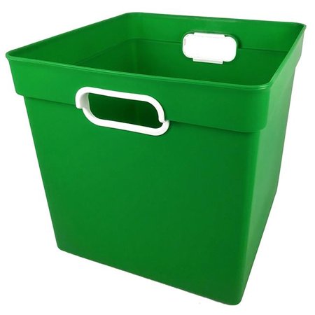 Cube Bin, Green - 3 Each