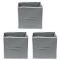 thumbnail image 1 of Amak Inc Fabric Storage Cube Bin, Foldable Closet Organizer Box with Handle for Clothes, Toys, Books & Home Storage Pack of 03, 1 of 6
