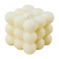 thumbnail image 1 of Cube Bubble Candle, Soy Wax Scented Candles with Plant Essential Oils, Decorative Geometric Candles for Home Decor, Aromatherapy, Meditation, Romantic Gifts, 1 of 6
