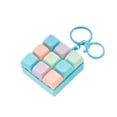 thumbnail image 1 of Cube Button Silicone Stress Reliever Keychain - Press Bubble Fidget Toy Backpack Pendant for Anxiety Relief, Quiet Sensory Toy for Office, School, and Travel, 1 of 9