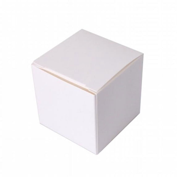 Cube Favor Boxes- White- Pack of 10