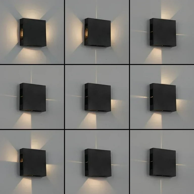 4 side wall light top