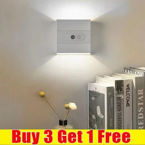 Cube Led Wall Lights Modern Up Down Sconce Lighting Fixture White Lamp Indoor