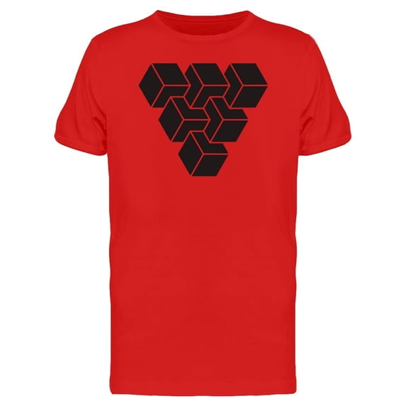 Cube Optical Illusion Tee Men's -Image by Shutterstock