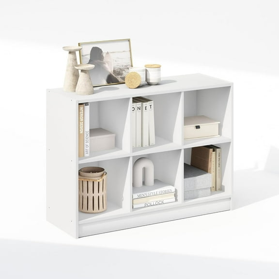 Cube Organizer Shelf Storage, Bookcase, White