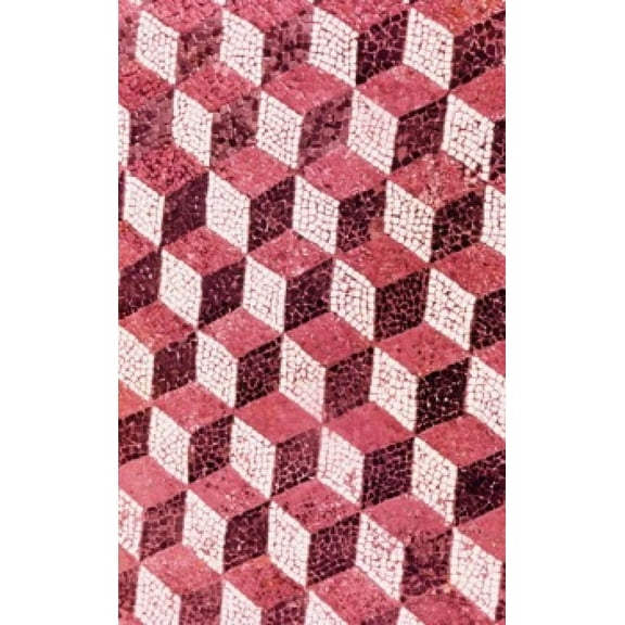 Cube Pattern Artist Unknown Mosaic Canvas Art - (18 x 24)