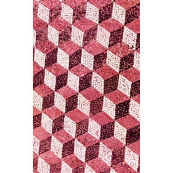 Cube Pattern Artist Unknown Mosaic Poster Print - 18 x 24 in.
