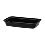 Cube Plastics CR-811BB Microwavable Black 12 Oz Container - 300 / CS