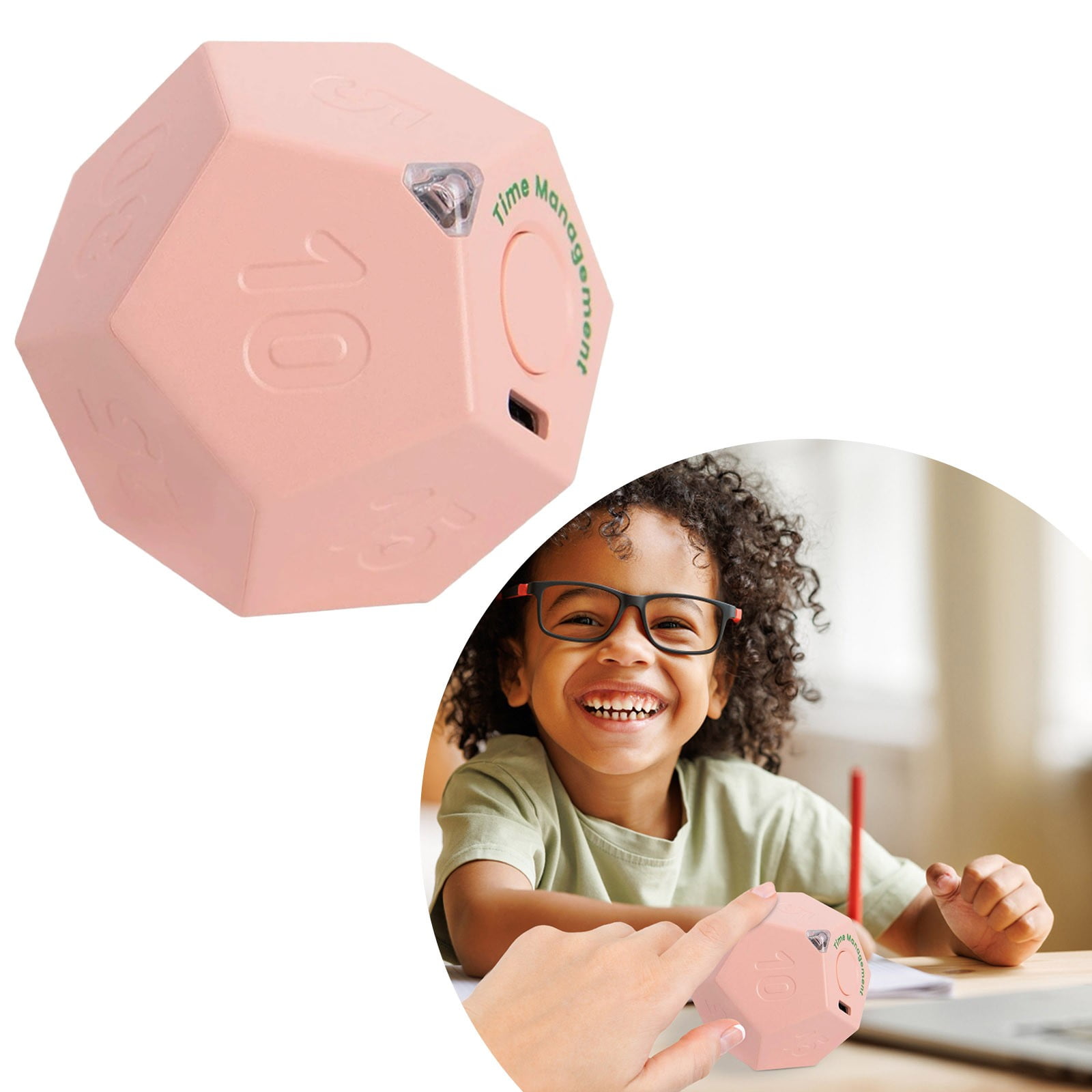 Cube Pomodoro Timer, Rechargeable Small Cute, Timer for Kids and ...