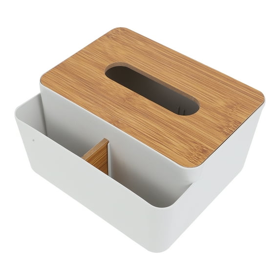 SHOWERORO Grey Tissue Box for Shop Decor 1Pack 7.1X6.1X3.5in