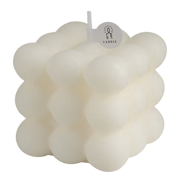 Cube Shaped Scented Candle Big Cube Bubble Candles Safety Soy Wax Candle with Elegant Fragrant
