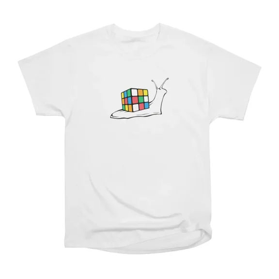 Cube Snail light T-Shirt Tee Gift For Him Merch For Her Apparel For Friend
