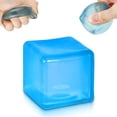 thumbnail image 1 of Cube Squishy Fidget Toys for Adult Office Stress Relief, Soft Tactile Sensory Gadget for Workplace Concentration and Tension Relief, 1.25 Inch, Blue, 1 of 3