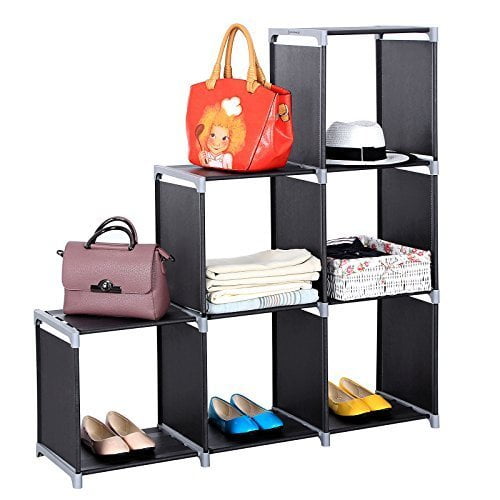 Cube Storage 6-Cube Closet Organizer Cube Organizer Storage Shelves Bookcase Bookshelf Clothes Cabinets