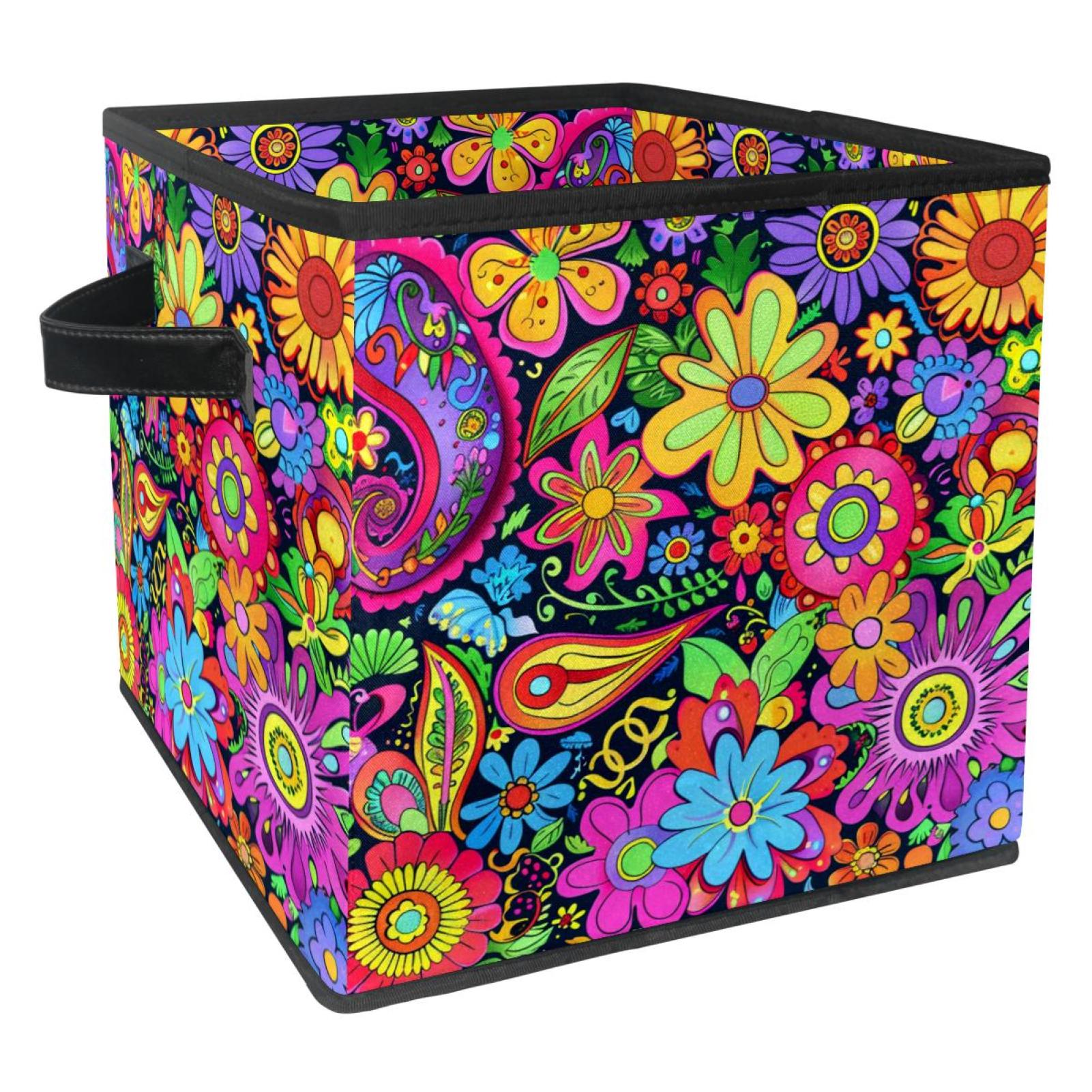 Cube Storage Bin, Bins for Cube Storage, Fabric Storage Baskets with