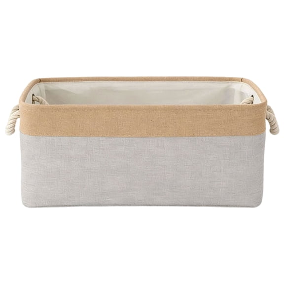 Cube Storage Bins, Fabric Storage Organizer Bins, Foldable Cube Baskets with Sturdy Carry Handles Wicker Baskets for Home, 1 Pcs, 12.2x8.26x5.11"