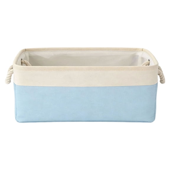Cube Storage Bins, Fabric Storage Organizer Bins, Foldable Cube Baskets with Sturdy Carry Handles Wicker Baskets for Home, 1 Pcs, 14.17x10.23x6.29"