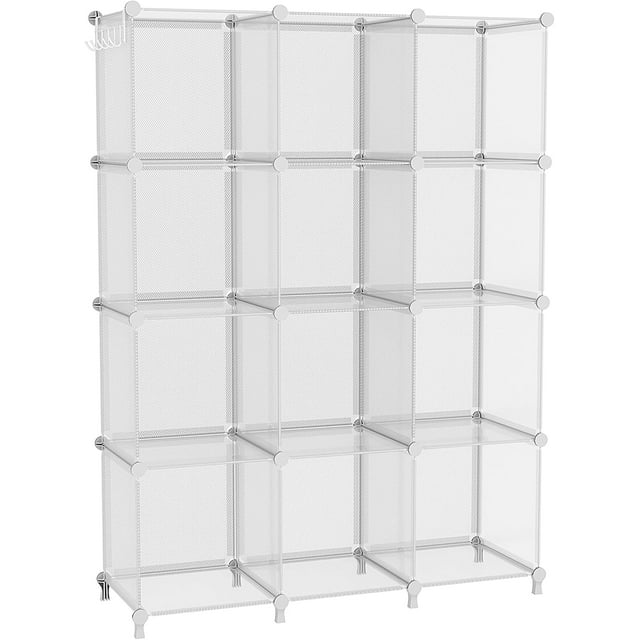 Cube Storage Organizer, 12 Cube Shelves Bookshelf, Closet Organizers