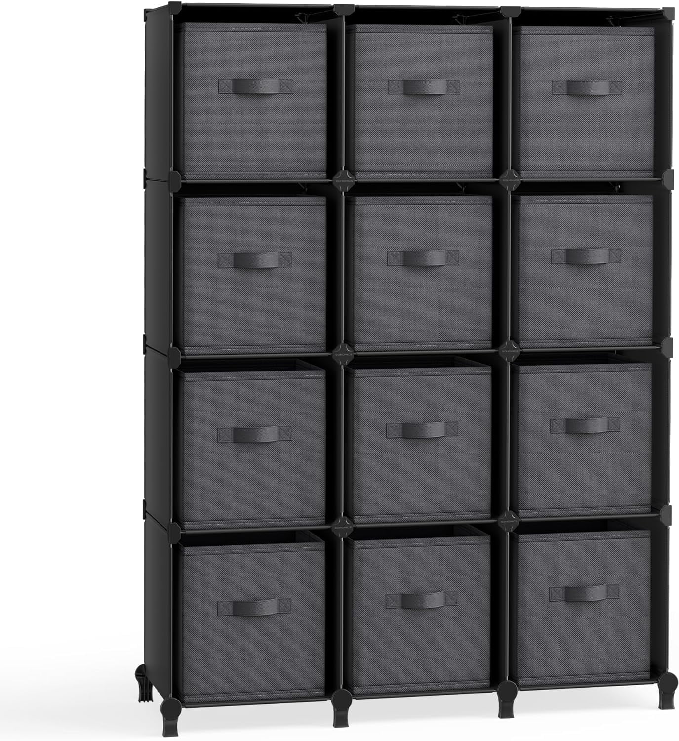 Cube Storage Organizer with Storage Boxes, Set of 12Cube Organizer, 12