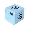 thumbnail image 1 of Cube Timer, Gravity Sensor Flip Timer, Productivity Timer Flip Gravity Sensor Cube Timer Countdown & Countup,Mute & Vibrate & Sound5/10/30/60min & Custom Timing, Perfect for Work,Kitchen Cooking, 1 of 9