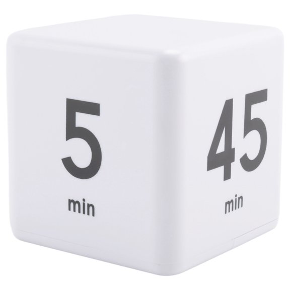 Cube Timer Kitchen Timer Time Management Timer for Sensor Flip Management and Countdown 25-5-45-15 Minutes