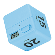 Cube Timers Gravity Sensor Flip Timer Kids Timer Workout Timer and Game Timer for Time Management, 1 3 5 10 Minutes and 15 20 30 60 Minutes - Blue