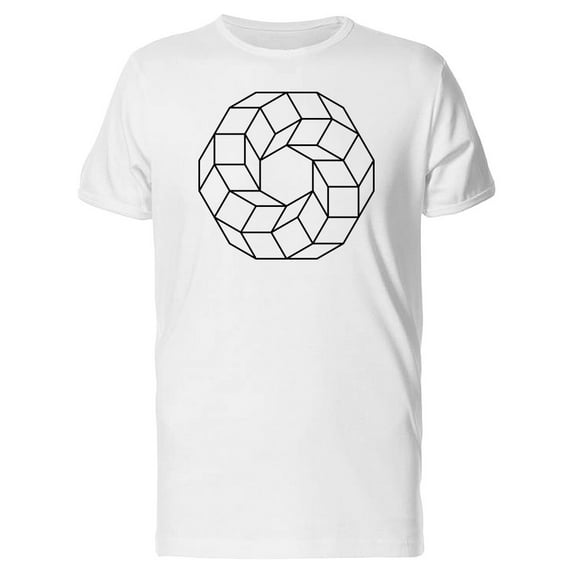 Cube Torus Hyperspace Figure T-Shirt Men -Image by Shutterstock, Male 3X-Large