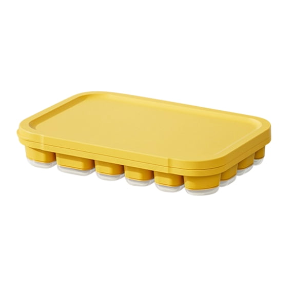 Cube Trays for Freezer with Lid Silica Gel 22-Cell Ice Box Food-Grade Ice Maker Trays for Freezer