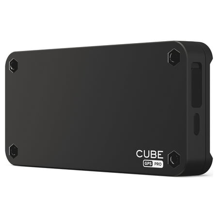 Cube - GPS Asset Tracker with magnetic base and one year rechargeable battery - Black