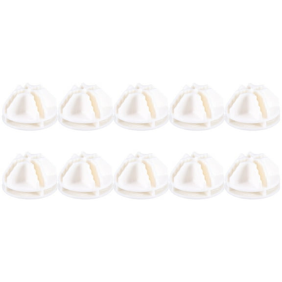 WASHWEPE Shelves Connector White Abs Plastic 30Pcs for Cube Storage Cabinet