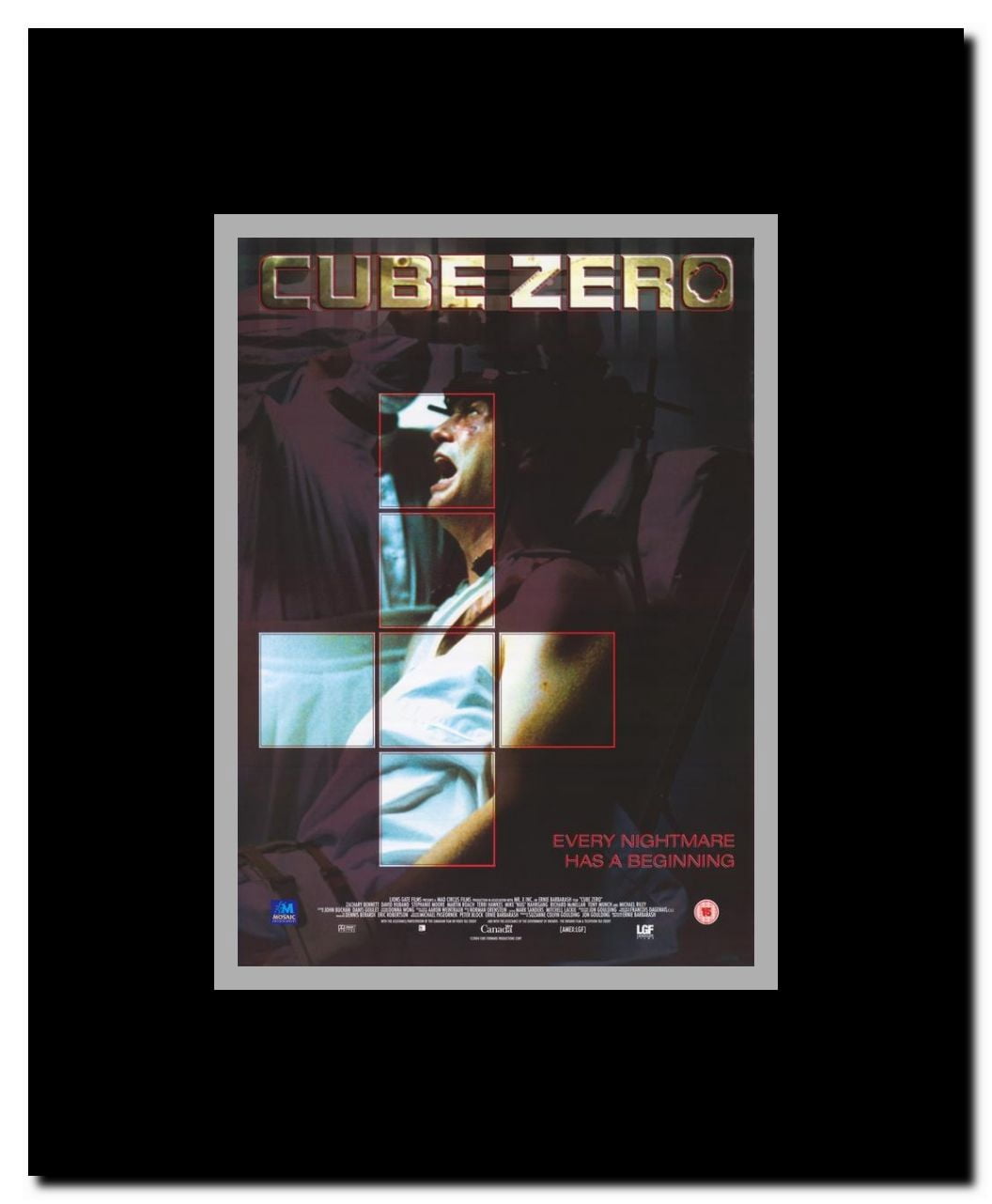 Cube Zero Framed Movie Poster