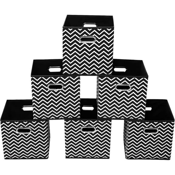 Cube, fabric cube organizer with handle, foldable cube box