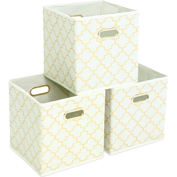 Cube, fabric cube organizer with handle, foldable cube box