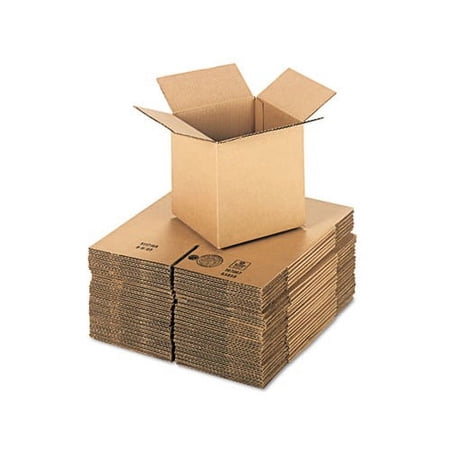 Cubed Fixed-Depth Shipping Boxes Regular Slotted Container RSC, 8" x 8" x 8", Brown Kraft, 25/Bundle