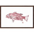 thumbnail image 1 of "Cubera Snapper" Framed Painting Print, 1 of 4