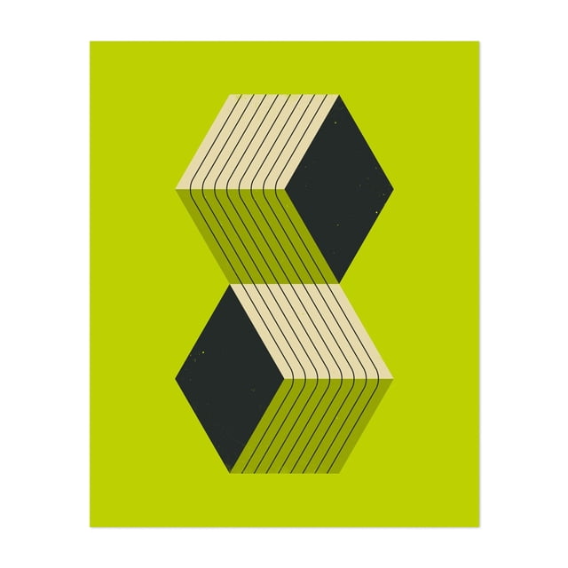 Cubes (2) - Digital Art Geometric Modern Art Abstract Minimalist ...