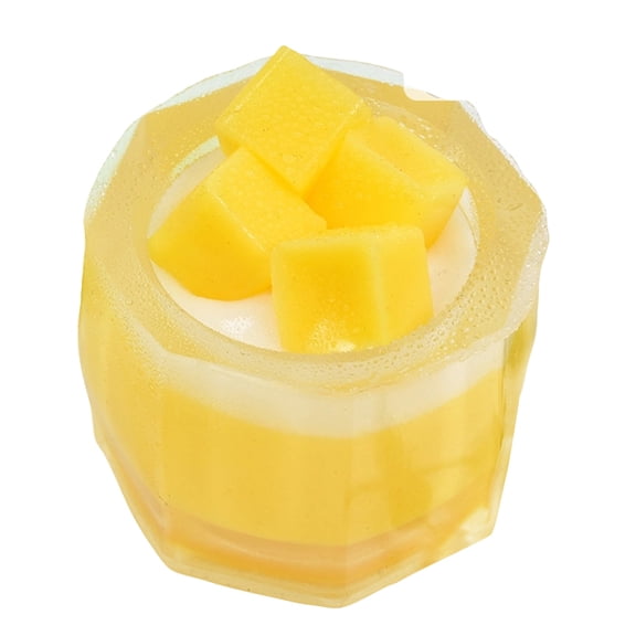 Cubes Boba Squishy 4in Slow Rising Stress Relief Ball,Fidget Soft TPU Sensory Squeeze Tapioca Anxiety Relief Calming Drink Hand Squishy for Adults Office Desk and Party Favors,A